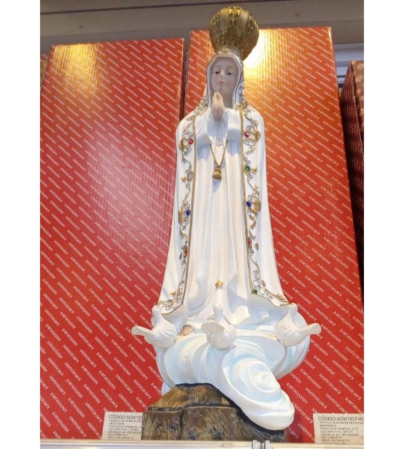 Nossa Senhora De Fátima 60 cm - Enfeite Resina